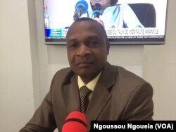 Le juriste Odilon, à Brazzaville, le 16 février 2018. (VOA/Ngoussou Ngouela)