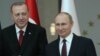 Le président turc Recep Tayyip Erdogan et son homologue russe Vladimir Poutine à Ankara, le 4 avril 2018.