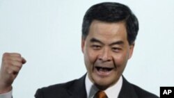 香港特區行政長官梁振英(資料照片)