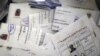 Ballots from Egypt's presidential elections are seen in a ballot box at a polling station in Cairo June 17, 2012.