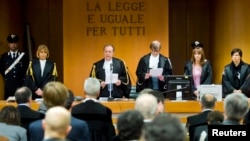 Un tribunal italien à Turin, Italie, 13 février 2012. 