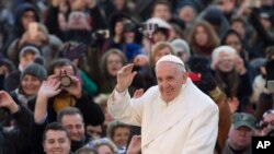 Le pape François. 