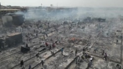 Un marché d'Accra dévasté par un incendie