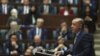 Le président turc Recep Tayyip Erdogan prononce un discours, le 23 octobre 2018