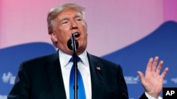 Le président américain Donald Trump, Washington, 13 octobre 2017. 