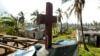 A church building damaged by Cyclone Idai in a neighbourhood in Beira, Mozambique, March, 27, 2019. 