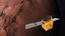 Rendu de la sonde Hope fourni par le Centre spatial Mohammed Bin Rashid