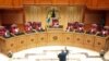 La Cour constitutionnelle du Gabon à Libreville, la capitale du pays. (Photo Steeve Jordan / AFP)